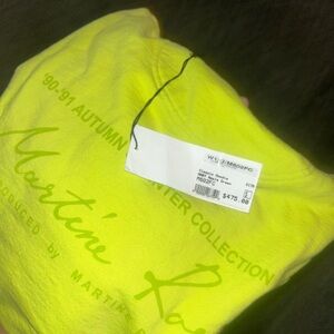 Martine Rose Neon Yellow Top